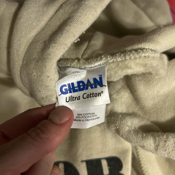 Vintage Obama 2009 Presidential Cream Hoodie Sweatshirt XL Inauguration Dreamer - Picture 8 of 14